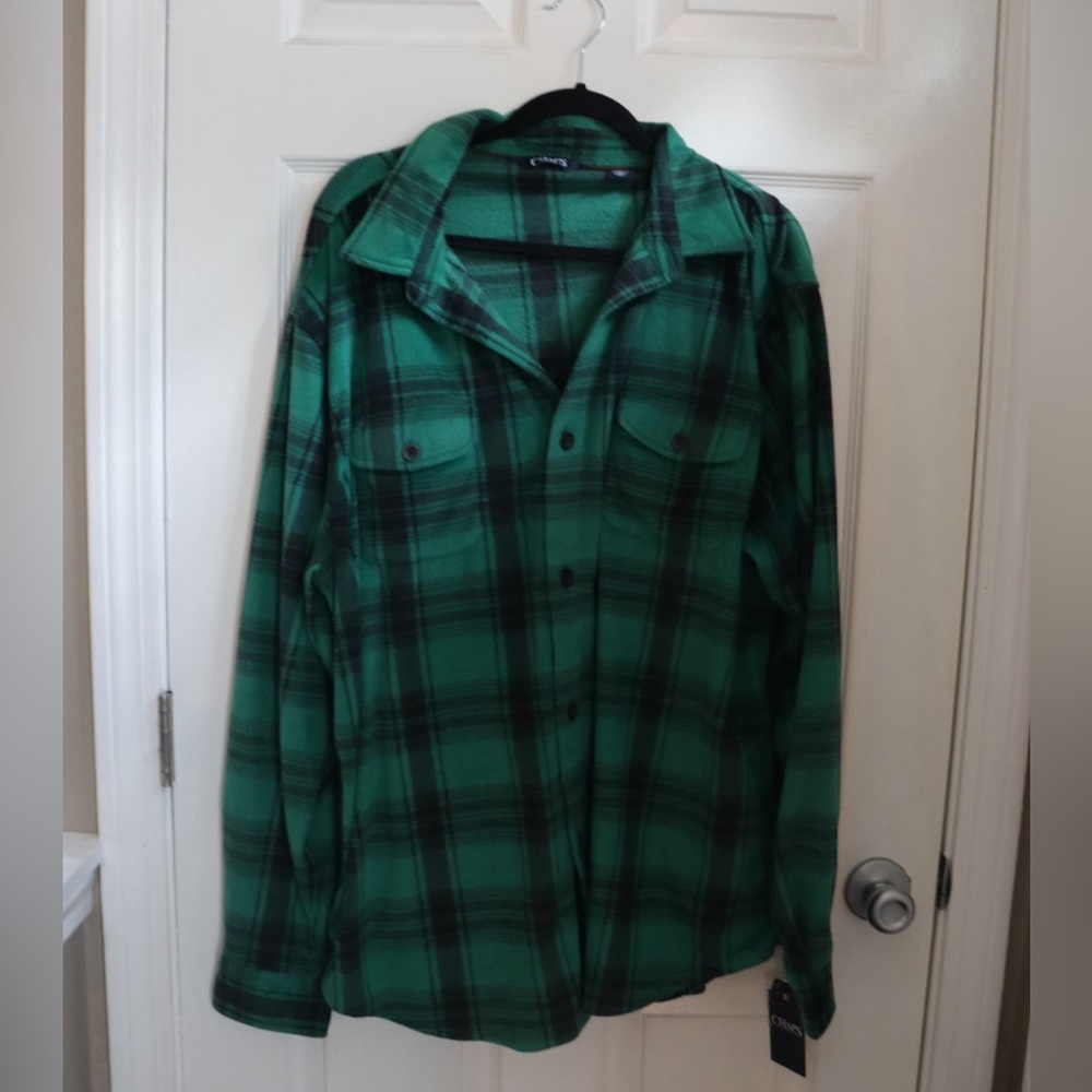 NTW Men’s Chaps Forest Green Plaid Shirt